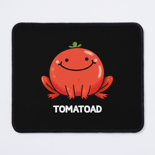 Item preview, Tomatoad Funny Tomato Toad Puns (Dark BG) designed and sold by punnybone.