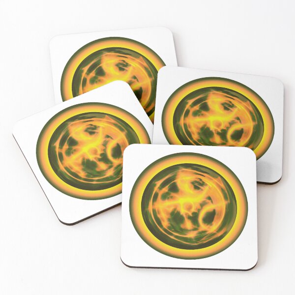 Item preview, Yellow Futuristic Energy Circle design designed and sold by Dven-Clothes.