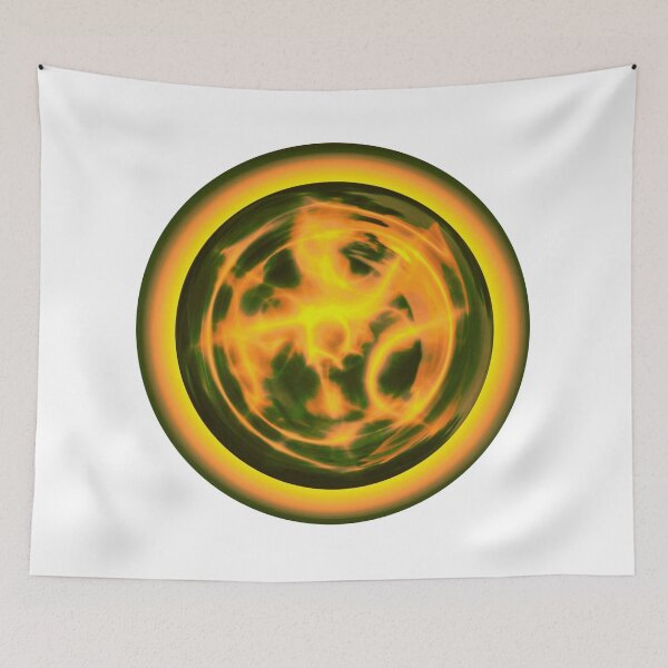 Item preview, Yellow Futuristic Energy Circle design designed and sold by Dven-Clothes.