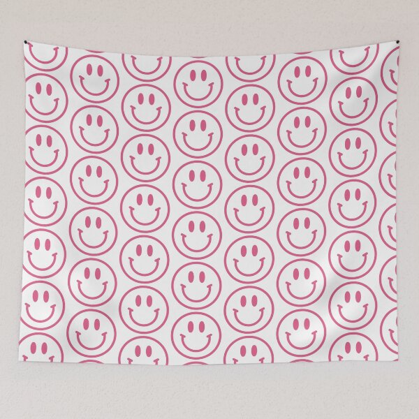 Artikelvorschau, Helles rosa adrettes Smiley-Gesicht entworfen und verkauft von meohmymagic.