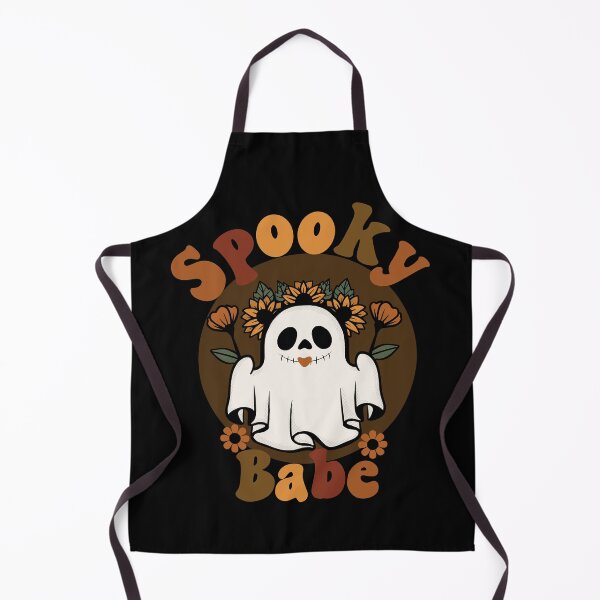 Item preview, Spooky Babe Cute and Funny Retro Ghost with Sunflowers - Colorful designed and sold by PearlMoonGrapes.