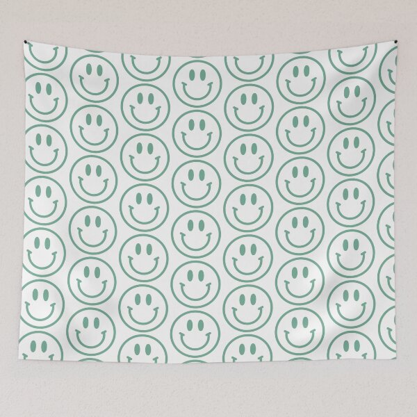 Artikelvorschau, Helles Aqua-adrettes Smiley-Gesicht entworfen und verkauft von meohmymagic.