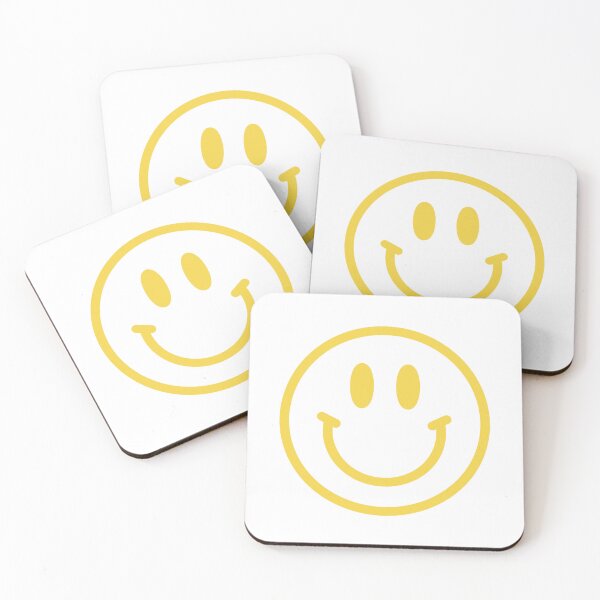 Item preview, Bright Yellow Preppy Smiley Face  designed and sold by meohmymagic.