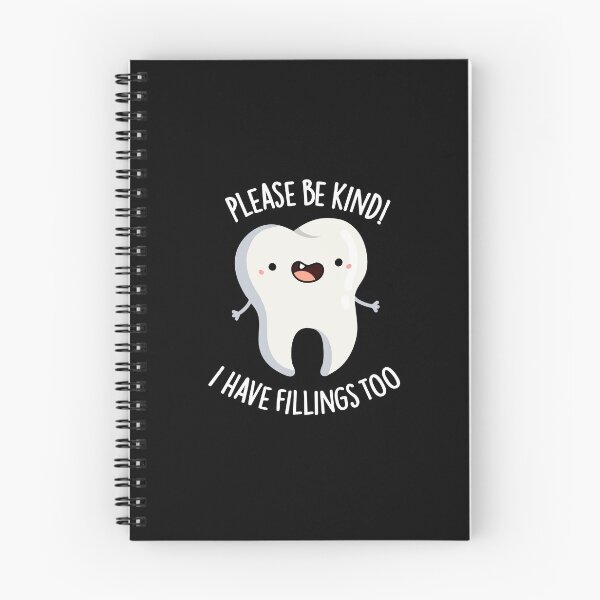Item preview, Please Be Kind I Have Fillings Too Funny Tooth Puns (Dark BG) designed and sold by punnybone.