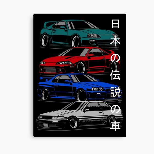 JDM-Legenden Leinwanddruck