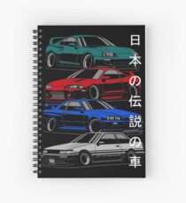 JDM Legends Spiral Notebook
