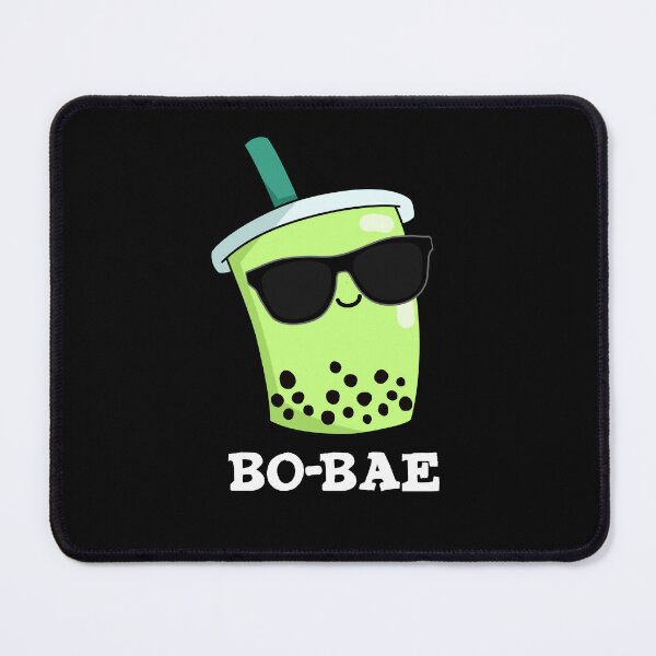 Item preview, Bo-bae Funny Boba Tea Puns (Dark BG) designed and sold by punnybone.