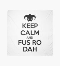 Keep calm and fus ro dah II Scarf