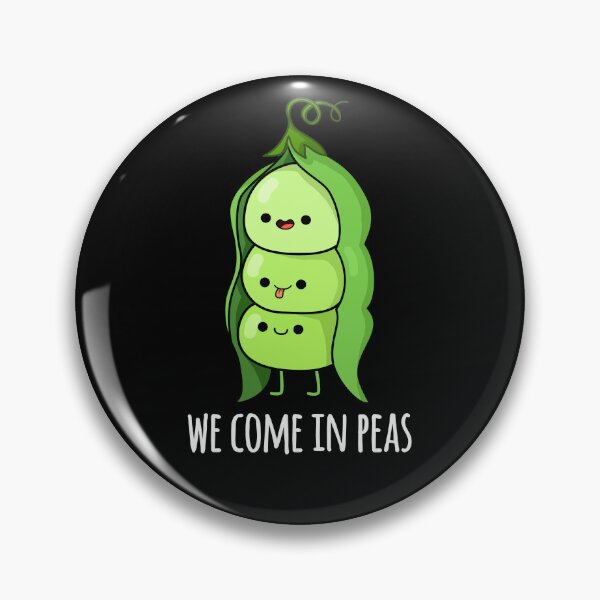 Item preview, We Come In Peas Funny Pea Puns (Dark BG) designed and sold by punnybone.