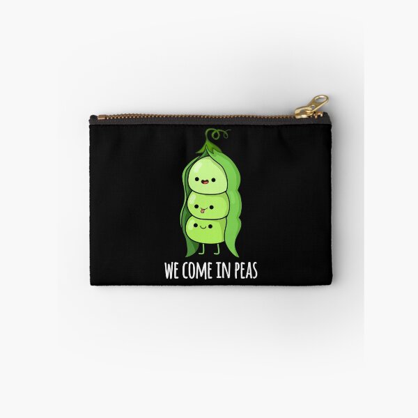 Item preview, We Come In Peas Funny Pea Puns (Dark BG) designed and sold by punnybone.
