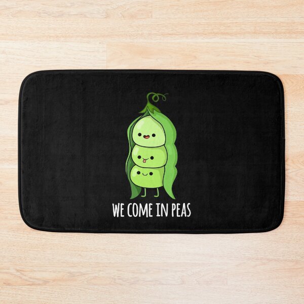 Item preview, We Come In Peas Funny Pea Puns (Dark BG) designed and sold by punnybone.