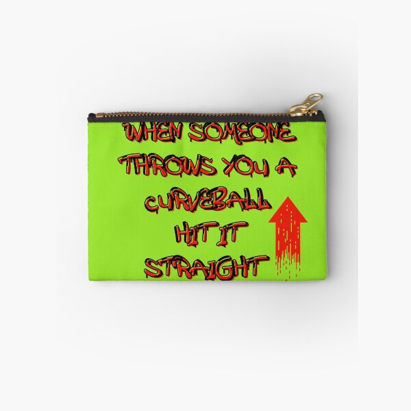 Item preview, WHEN SOMEONE THROWS YOU A CURVEBALL HIT IT STRAIGHT UP BY SAGFABULOUS designed and sold by SagFabulous.