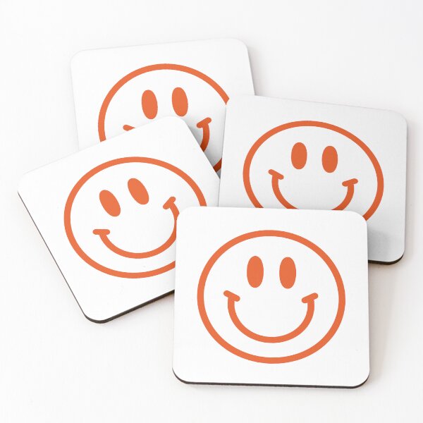 Item preview, Bright Red Preppy Smiley Face  designed and sold by meohmymagic.
