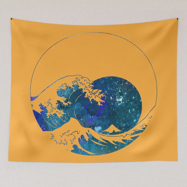Item preview, The great blue wave blue moon designed and sold by RafaelLima7.