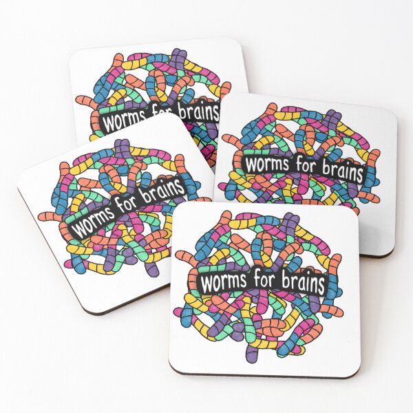 Item preview, worms for brains designed and sold by sidneys-studio.