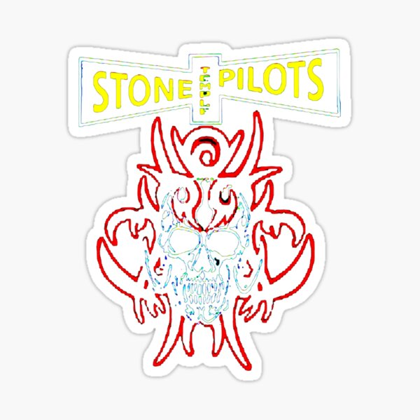 The Stone Temple Pilots Logo Sticker For Sale By Nanleehampson Redbubble