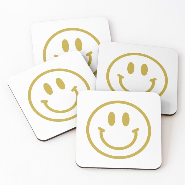 Item preview, Bright Mustard Preppy Smiley Face  designed and sold by meohmymagic.