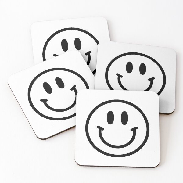 Item preview, Black Preppy Smiley Face  designed and sold by meohmymagic.