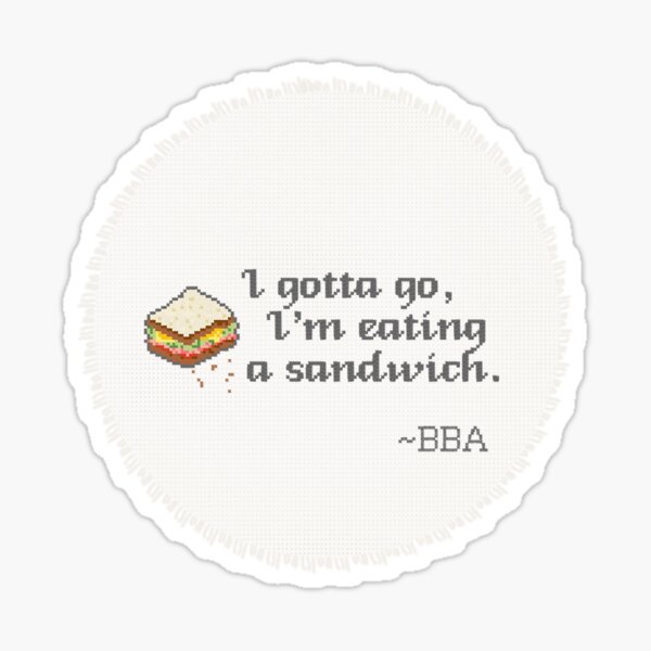 Vista previa del artículo con la obra « Estoy comiendo un sandwich.», diseñado y vendido por eviedidit.