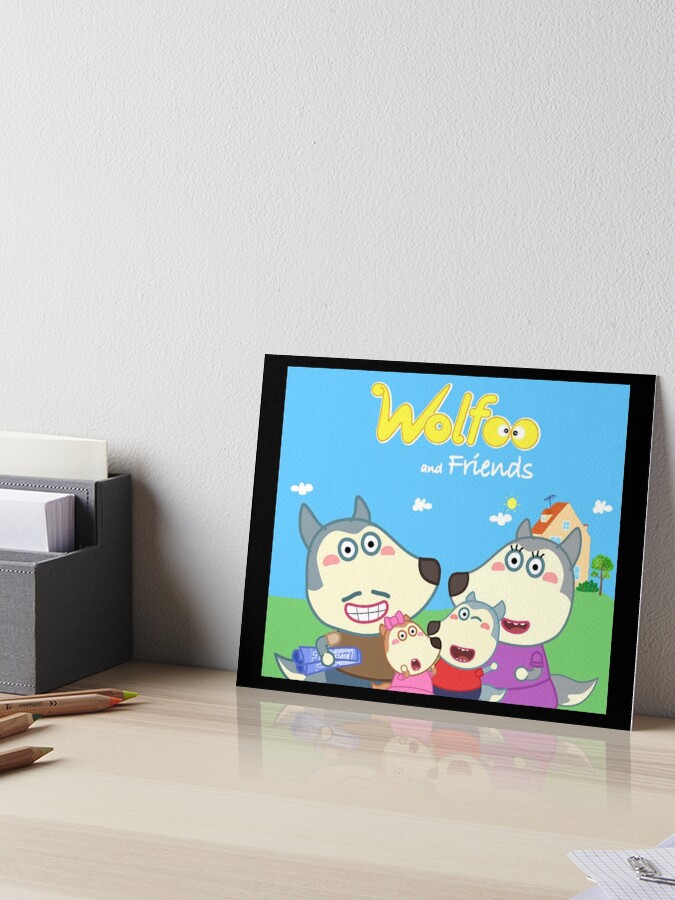 Wolfoo Family Play Tent Art Board Print for Sale by HajimeKambe