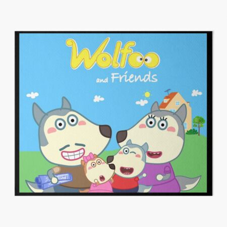 Wolfoo Family Play Tent Art Board Print for Sale by HajimeKambe