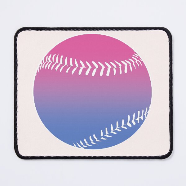 Item preview, Pastel Bi Baseball! designed and sold by dutchesskmw.
