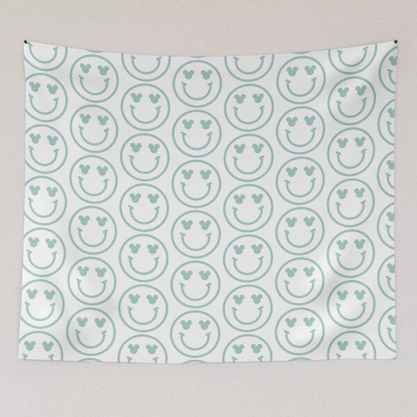 Item preview, Baby Blue Magical Preppy Smiley Face  designed and sold by meohmymagic.