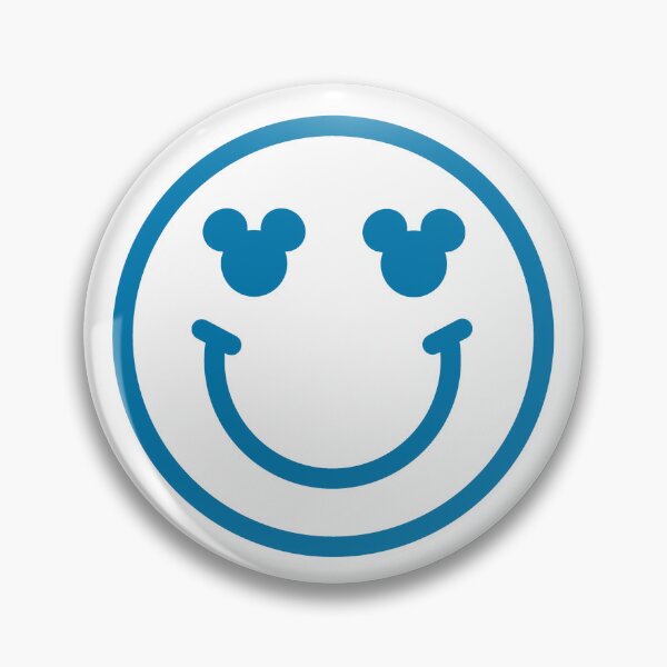 Item preview, Bright Blue Magical Preppy Smiley Face  designed and sold by meohmymagic.