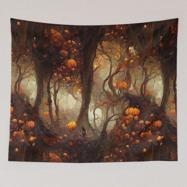 Item preview, Halloween Forest Scene designed and sold by Ghosty-Patterns.