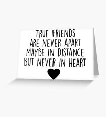 Long Distance Friendship Greeting Cards Redbubble