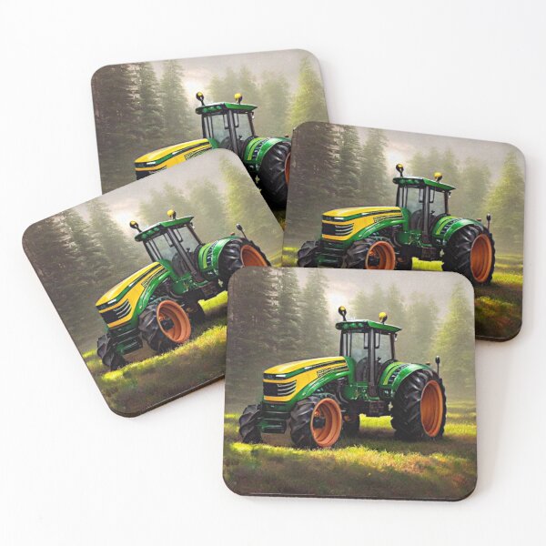 Item preview, Green -Yellow Tractor designed and sold by darlene80184.
