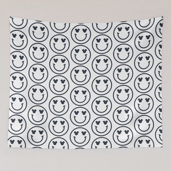 Item preview, Navy Magical Preppy Smiley Face  designed and sold by meohmymagic.