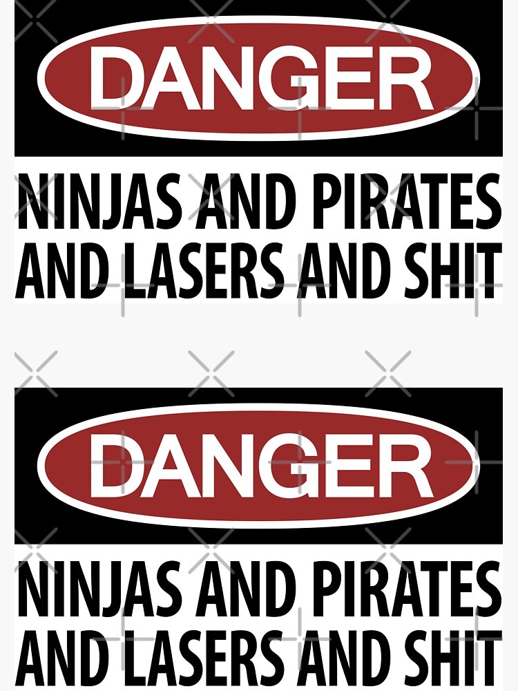 Ninjas and Pirates and Lasers, Oh My! ×2 by ynnej