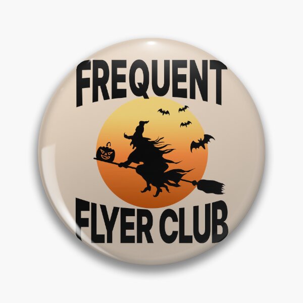 Artikelvorschau, Halloween, Frequent Flyer 2, Hexe auf einem Besen entworfen und verkauft von i-cottagedesign.