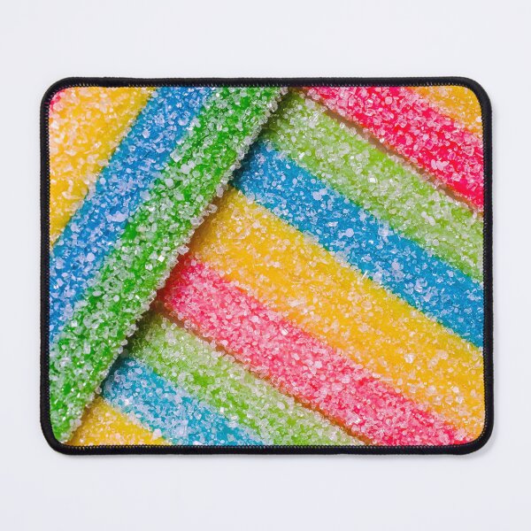 Item preview, Rainbow Sour Stripes Candy Photograph designed and sold by patternsoup.