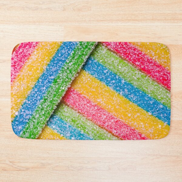 Item preview, Rainbow Sour Stripes Candy Photograph designed and sold by patternsoup.
