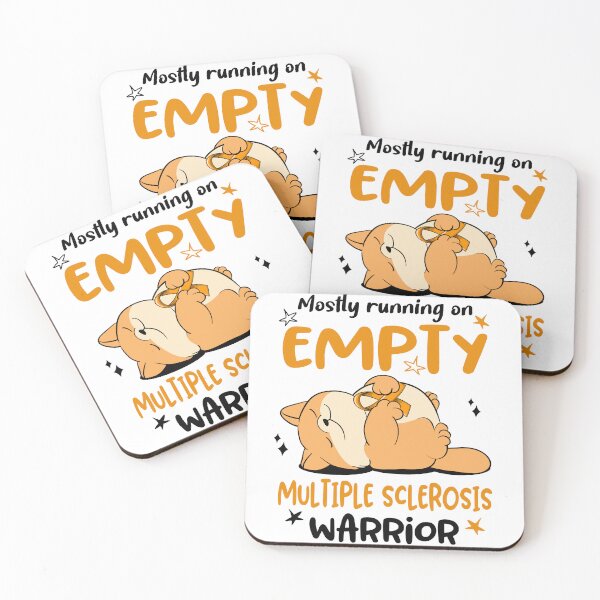 Item preview, Mostly running on Empty Multiple Sclerosis Warrior designed and sold by ElizabethS809.