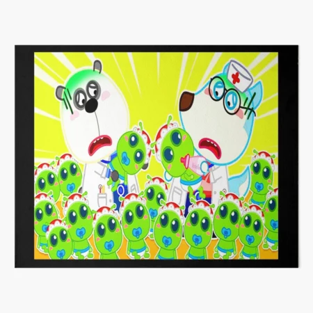 Wolfoo Family Play Tent Poster for Sale by HajimeKambe