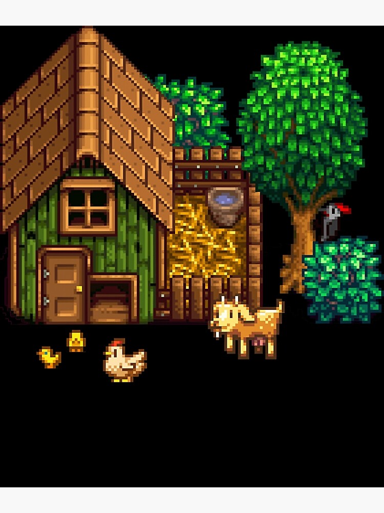 "Stardew valley chicken coop" Poster for Sale by RandyMorales Redbubble
