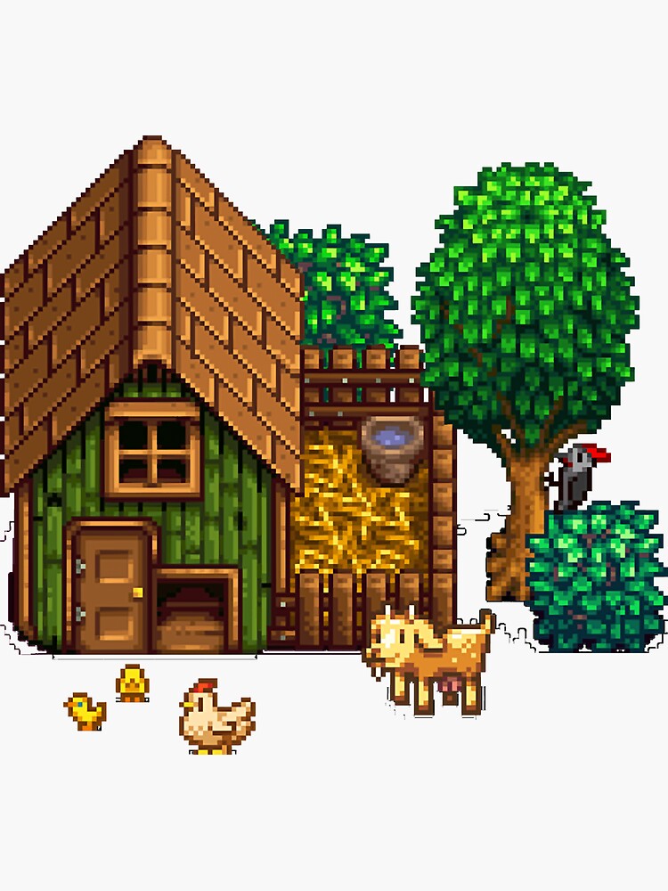 stardew-valley-chicken-coop-sticker-for-sale-by-randymorales-redbubble