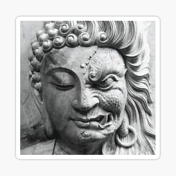 Aperçu de l'œuvre Bouddha et Démon créée et vendue par MorningFive.