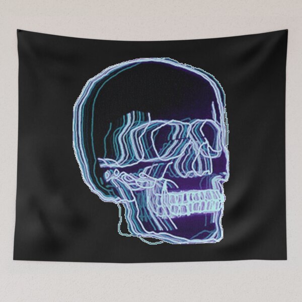 Item preview, Neon Trippy Skull  designed and sold by Dwigdwell.