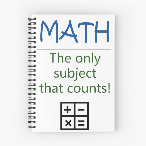 Item preview, Math - The only subject that counts! designed and sold by SnappyBrick.