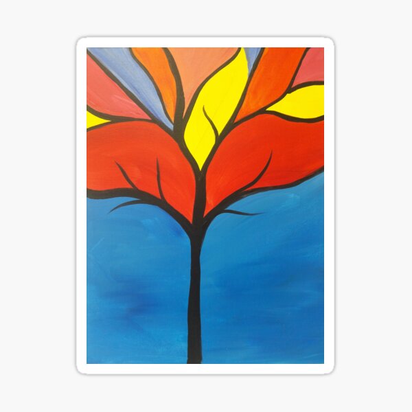 Colorful Tree Sticker