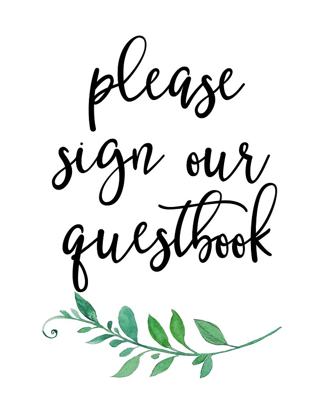 "Please sign our guestbook" Posters by Igor Drondin Redbubble