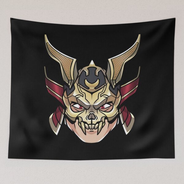 Item preview, Sticker face shao kahn designed and sold by RandyMorales.