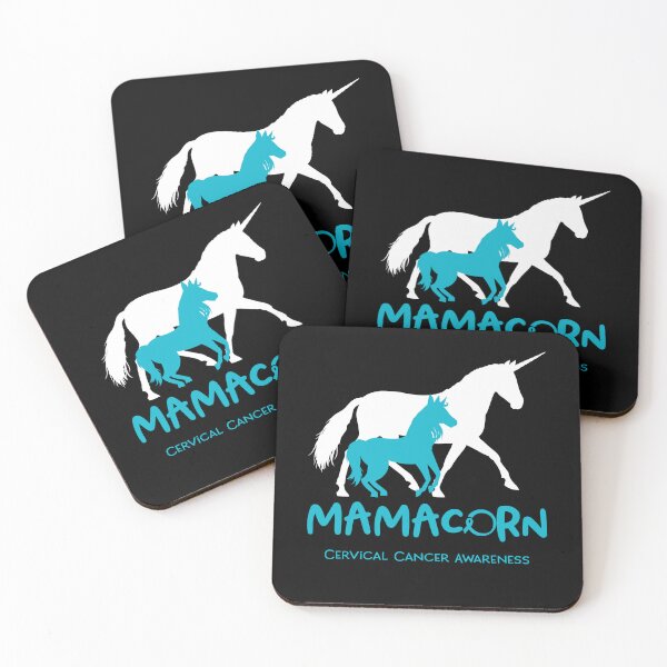 Item preview, Cervical Cancer Awareness Mama Unicorn Mamacorn Support Cervical Cancer Warrior  designed and sold by RunningShop.