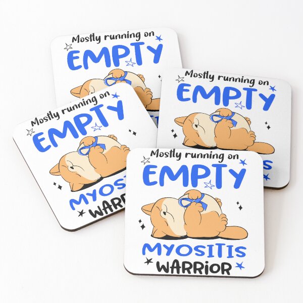 Item preview, Mostly running on Empty Myositis Warrior designed and sold by ElizabethS809.