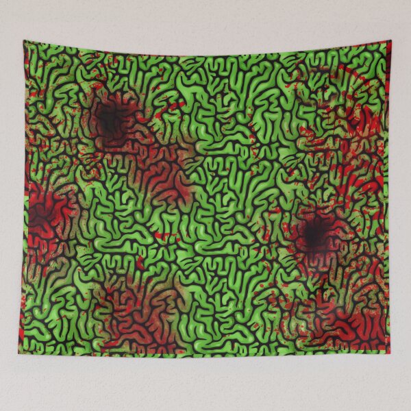 Item preview, Halloween Bloody Green Brains designed and sold by BigTexFunkadelic.
