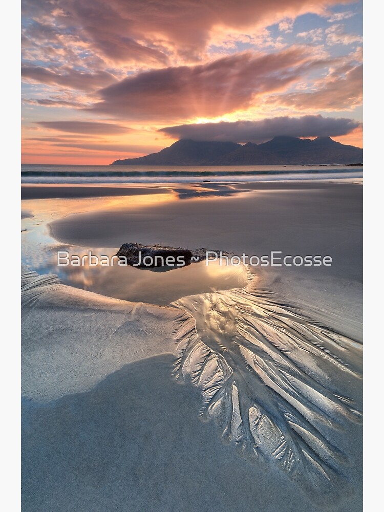 Singing Sands. Rock Pool at Sunset. Isle of Eigg. Small Isles. Scotland. by PhotosEcosse